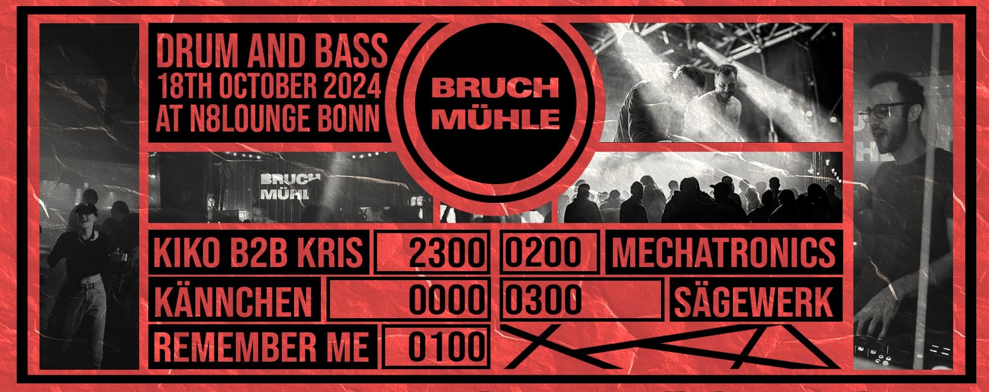 Drum 'n' Bass in Bonn - BRUCHMÜHLE 